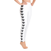 Diamond Wht Yoga Leggings